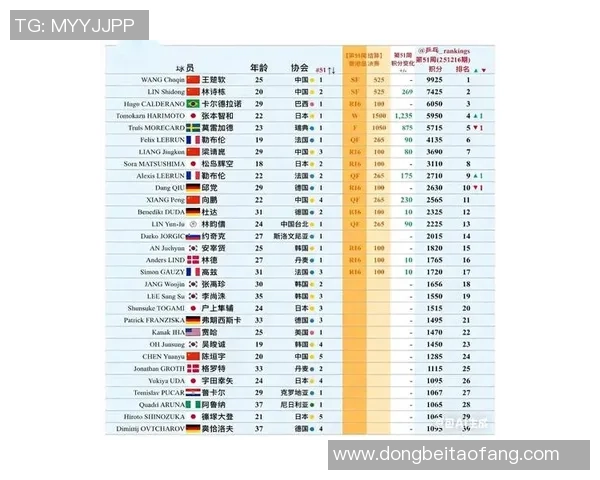 权威发布乒乓球配合实力榜单揭示顶尖组合实力与潜力分析